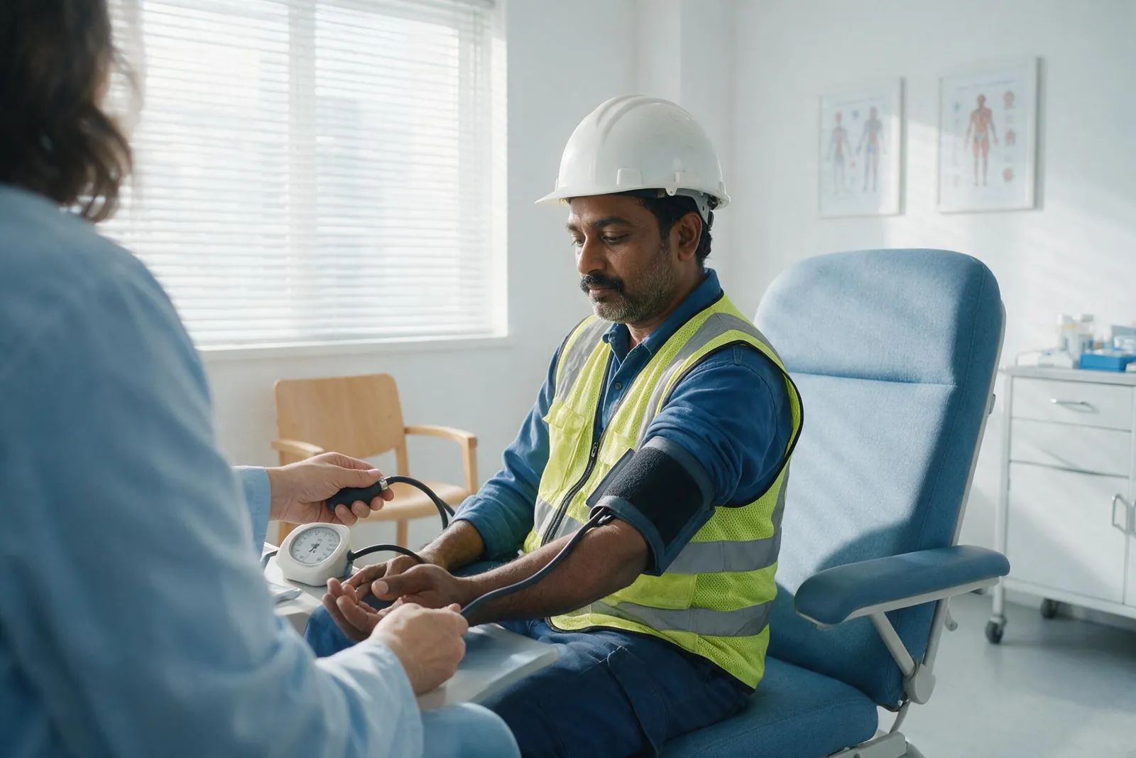 Routine workplace health screening